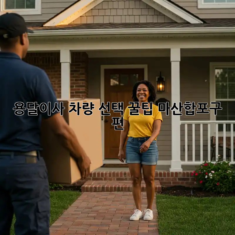 용달이사 차량 선택 꿀팁🍯 (마산합포구 편)