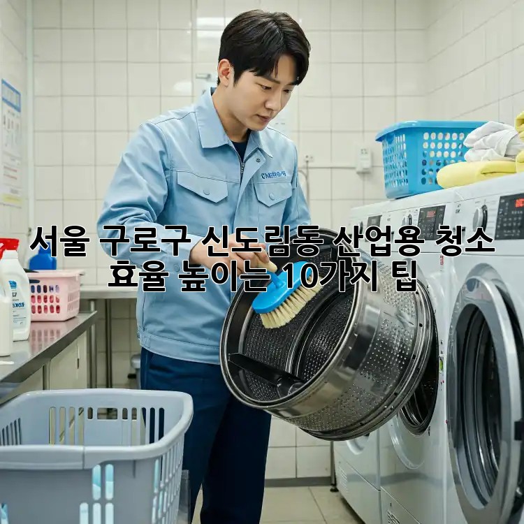 서울 구로구 신도림동 산업용 청소 효율 높이는 10가지 팁