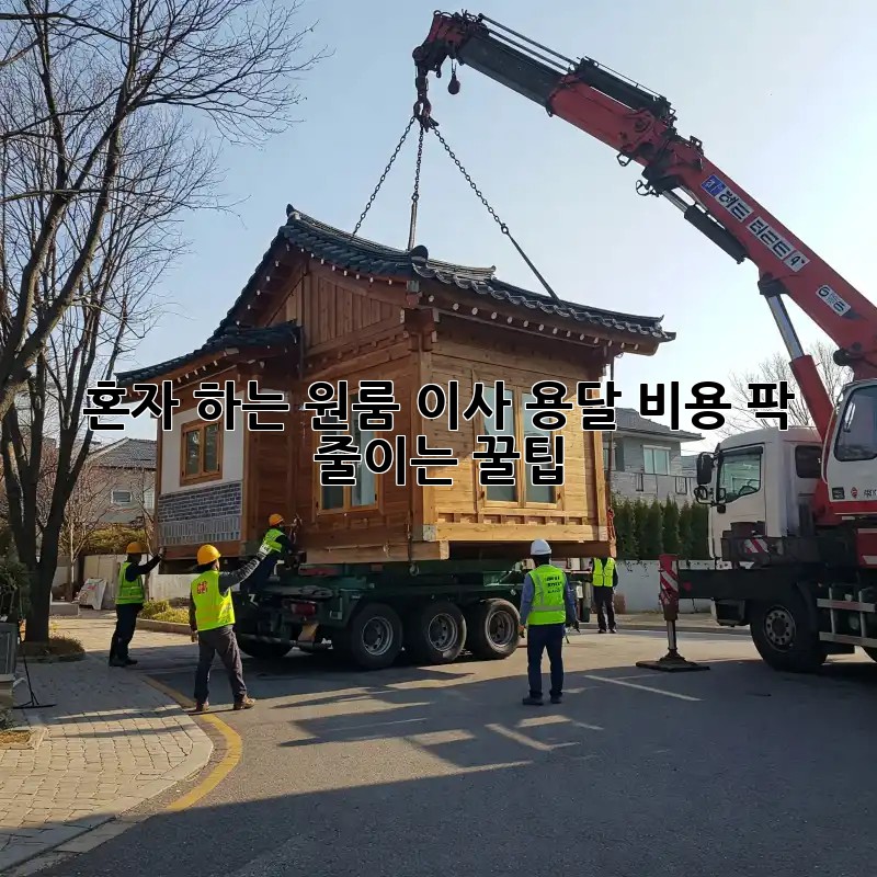 혼자 하는 원룸 이사? 용달 비용 팍! 줄이는 꿀팁!