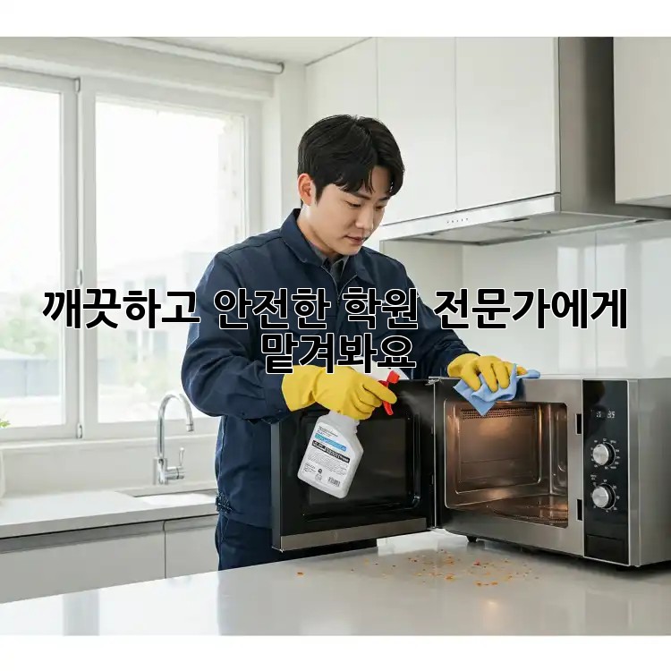 깨끗하고 안전한 학원, 전문가에게 맡겨봐요!