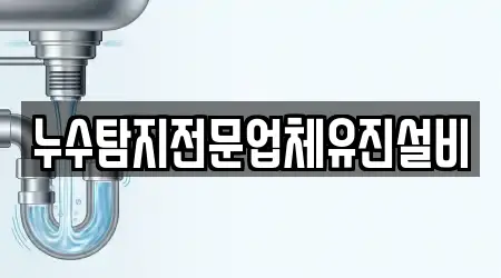 누수탐지전문업체유진설비