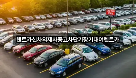 렌트카신차외제차중고차단기장기대여렌트카