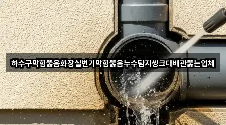 하수구막힘뚫음화장실변기막힘뚫음누수탐지씽크대배관뚫는업체