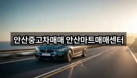 안산중고차매매 안산마트매매센터