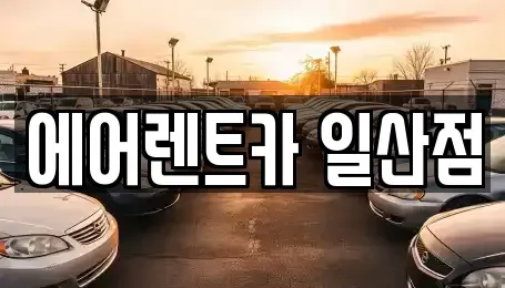 경기 고양시 일산동구 정발산동 렌트카 전문 에어렌트카 일산점