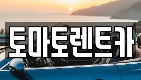 경기도 양주시 삼숭동 렌트카 전문 토마토렌트카