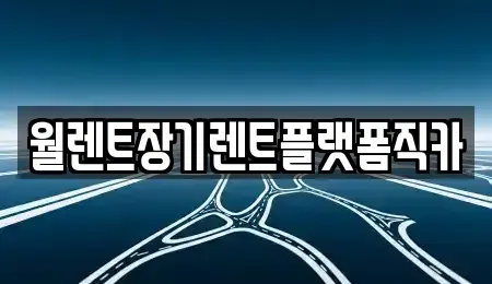 경기도 양주시 삼숭동 장기렌트카 전문 월렌트장기렌트플랫폼직카