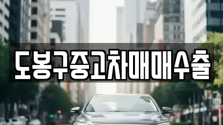 경기도 양주시 삼숭동 중고차매매 전문 도봉구중고차매매수출