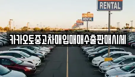 경기도 양주시 삼숭동 중고차매입 전문 카카오토중고차매입매매수출판매시세